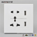 Multi-Function Waterproof Usb Wall Socket Outlet With Switch